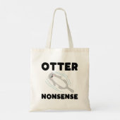Cute and Funny Otter Tote Bag (Dos)