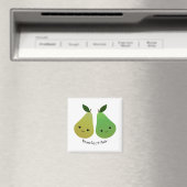 Cute and Funny Pearfect Pair Pears Magneet (Insitu (Vaatwasser))