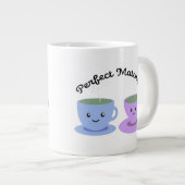 Cute and Funny Perfect Matcha Extra Grote Beker (Voorkant rechts)