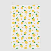 Cute and Funny Pineapple Pattern Golfhanddoek (Voorkant)