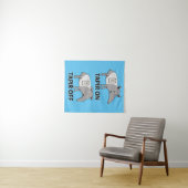 Cute and Funny Tapir on Tapir off Wandkleed (In Situ (horizontaal))