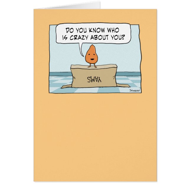 Cute and Funny Yam Love (Voorkant)