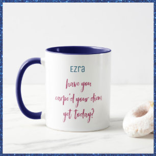 Cute and Inspirerend Carpe Diem Mok