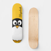 Cute and Modern Cartoon Penguin Skateboard (Voorkant)