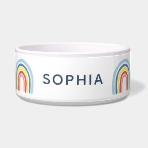 Cute and Modern Rainbow Dog Voerbakje