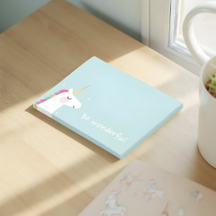 Cute and Modern Rainbow Unicorn Post-it® Notes