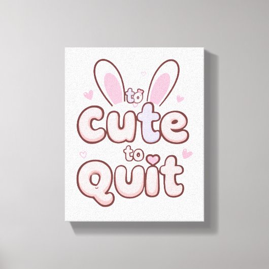 Cute and Playful Encouragement Canvas Afdruk (Voorkant)