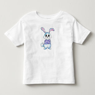Cute and Whimsical Blue Bunny Kinder Shirts
