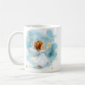 Cute Angel Christmas Mug Wrap (Gauche)