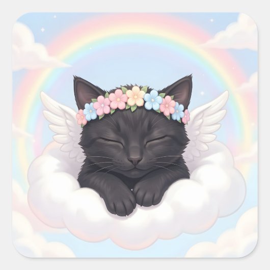 cute angel kitty stickers (Devant)