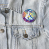 Cute Angelfish Ronde Button 5,7 Cm (In situ)