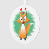 Cute animal caricature Fox (devant)