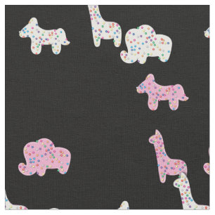 Cute Animal Cookies Kinder Decor Stof