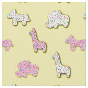 Cute Animal Cookies Kinder Decor Stof