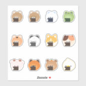 Cute Animal Crying Sticker (Vel)