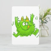 Cute Animal Drawing Kaart (Staand voorkant)