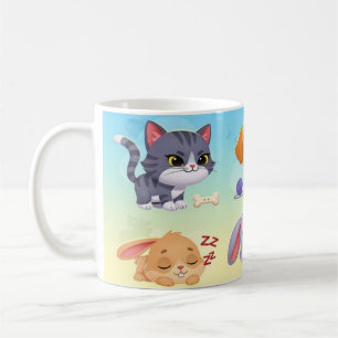 Cute Animal Friends Mug for Kids