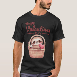 Cute Animal Heart Panda Happy Valentine Day 13 T-shirt