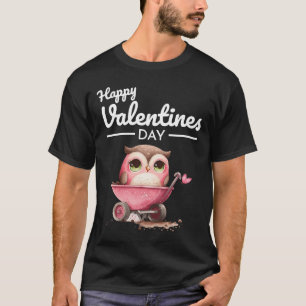 Cute Animal Heart Panda Happy Valentine Day 16 T-shirt