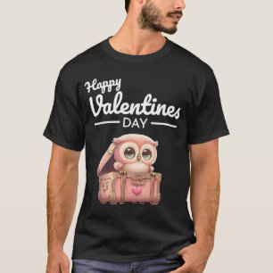 Cute Animal Heart Panda Happy Valentine Day 27 T-shirt