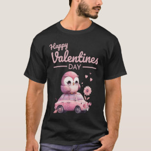 Cute Animal Heart Panda Happy Valentine Day 30 T-shirt