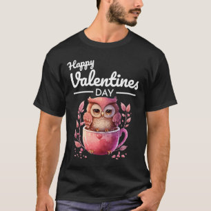 Cute Animal Heart Panda Happy Valentine Day 38 T-shirt