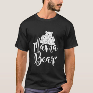 Cute Animal Mam Beer Cubs Beer Familie mama B T-shirt