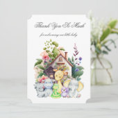 Cute Animals Baby shower Hartelijk dank Kaart (Staand voorkant)