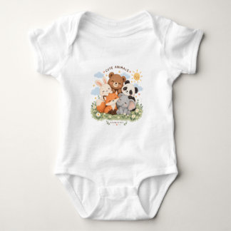 Cute Animals Club – Schattige Dieren Vriendjes Bab Romper