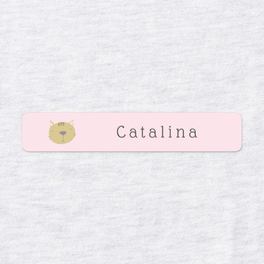 Cute Animals Custom Student Name Labels (Design 2)