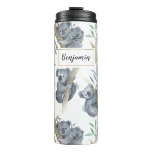 Cute Animals Koala Persoonlijke Baby Thermosbeker