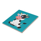Cute animated Cow Tegeltje (Zijkant)
