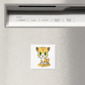 Cute Animated leopard Magneet (Insitu (Vaatwasser))