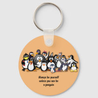 Cute animated pinguins