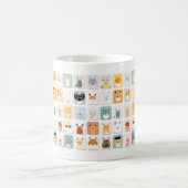Cute Animaux 4 Mug de café (Centre)