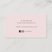 Cute Animaux domestiques et Carte de visite de la  (Dos)