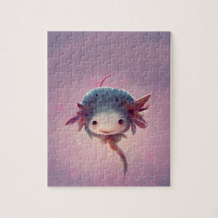 Cute Anime Axolotl Legpuzzel