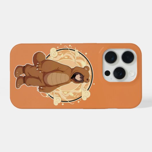 Cute Anime Boy in Bear (Verso Horizontal)