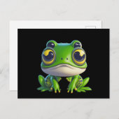 Cute Anime Cartoon Frog Briefkaart (Voorkant / Achterkant)