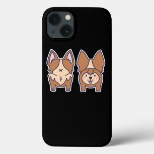 Cute Anime Dog Manga Kawaii Puppy Dog iPhone 13 Hoesje