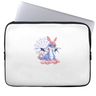 Cute Anime Draak Konijn Pasen Shirt Peuter Meisje Laptop Sleeve