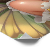 Cute Anime Fairy and Chibi Dragon Poster (Hoek)