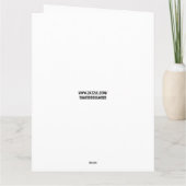 CUTE ANIME FILLE SWEET CARTE D'ANNIVERSAIRE (Dos)