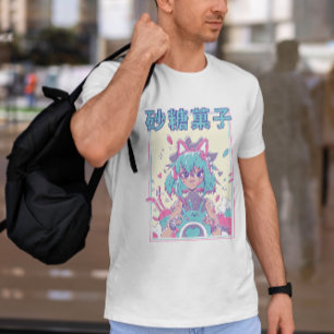 Cute Anime Gamer Girl T-shirt