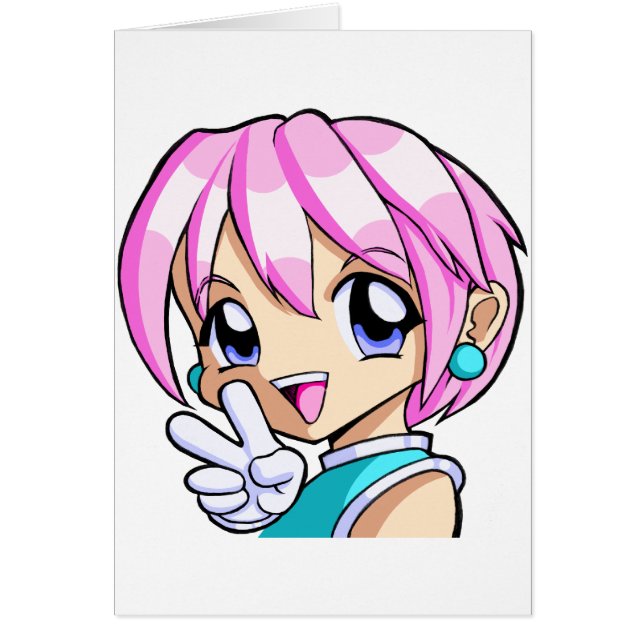 Cute Anime Girl (Voorkant)