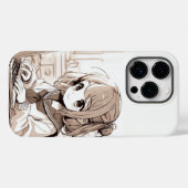 Cute Anime Girl iPhone / coque ipad (Verso (horizontal))