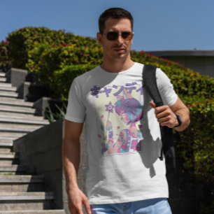 Cute Anime Girl met Magic Wand T-shirt