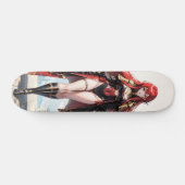 Cute Anime Girl Skateboard (Horizontaal)