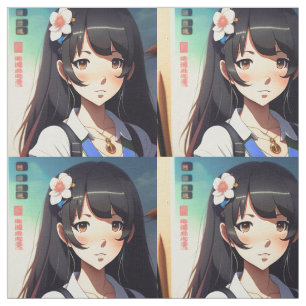 Cute Anime Girl Stof