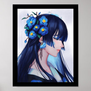 Cute Anime Girls Japans esthetisch kostuum Gift A Poster